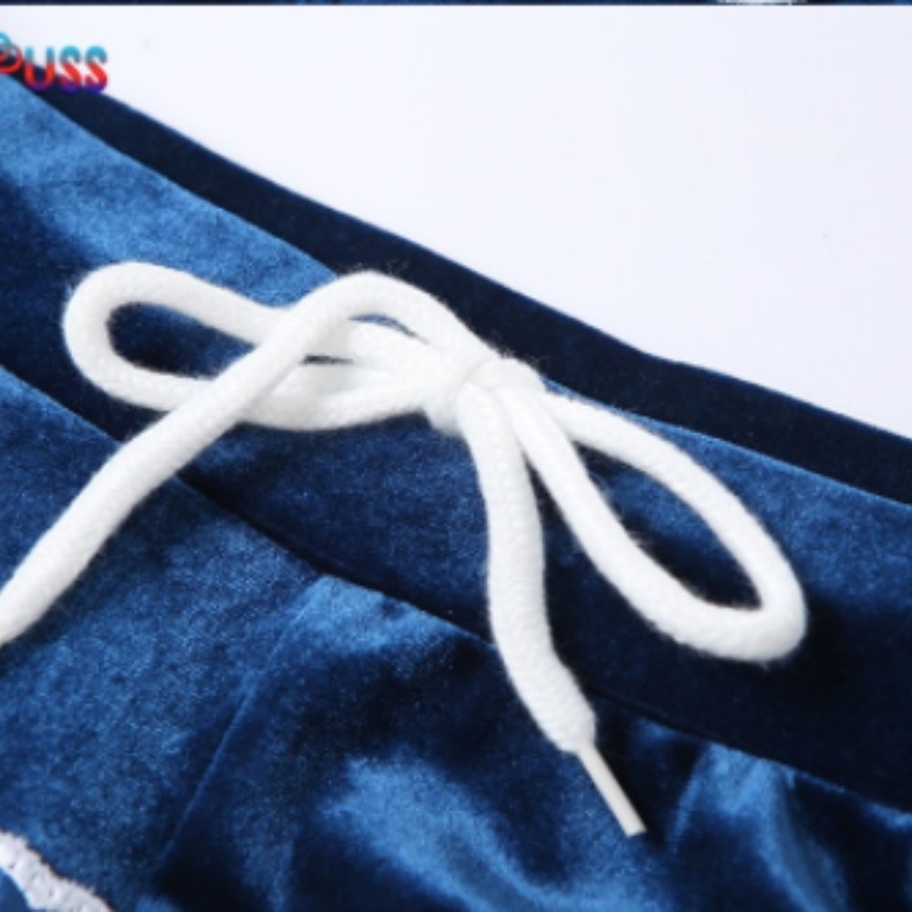 Blue Dangerous Velour Sweat Pants 💙 - Picture 6 of 6